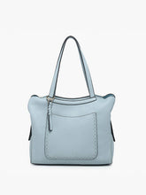 Load image into Gallery viewer, Hunter Pocket-Front Distressed Tote