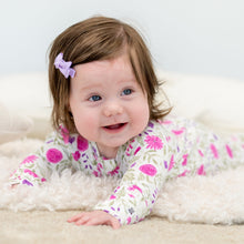 Load image into Gallery viewer, Sweet Purple Flowers Convertible Romper