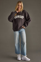 Load image into Gallery viewer, Dk. Gray &amp; White Midwest Sweatshirt