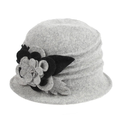 Boiled Wool Pleated Cap 7556 Hat Winter