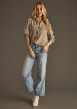 Load image into Gallery viewer, Taupe Super Soft Button Up