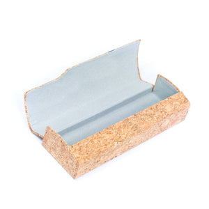 Printed cork glasses case with magnet closure L-1015