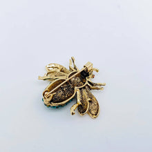 Load image into Gallery viewer, Metal Rhinestone Bee Brooch Clothes Pin