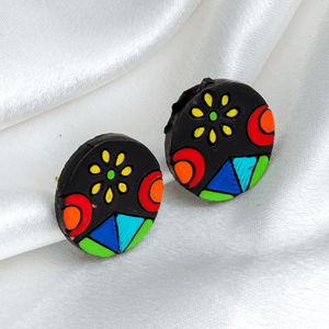 Clay Studded Earrings
