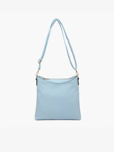 Emma 3 Compartment Crossbody w/ Snap Closure