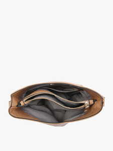 Emma 3 Compartment Crossbody w/ Snap Closure