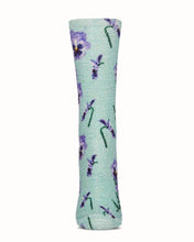 Load image into Gallery viewer, Pansy Eucalyptus Scent Cozy Crew Sock