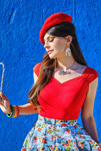 Load image into Gallery viewer, Isabel Top in Red