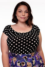 Load image into Gallery viewer, Boat Neck Top in Polka Dots