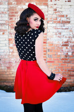 Load image into Gallery viewer, Boat Neck Top in Polka Dots