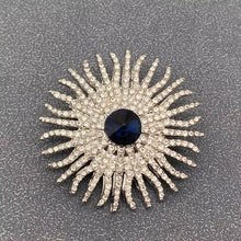 Load image into Gallery viewer, Silver-tone Full Rhinestone Brooch