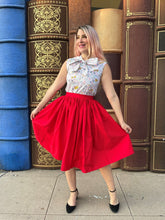 Load image into Gallery viewer, Peggy Swing Skirt in Red