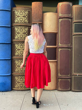 Load image into Gallery viewer, Peggy Swing Skirt in Red