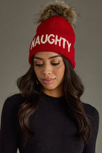 Load image into Gallery viewer, Naughty Knit Pom Hat