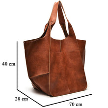 Load image into Gallery viewer, VINTAGE TOTE BAG WITH SPACIOUS STORAGE CAPACITY