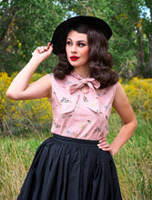 Load image into Gallery viewer, Peggy Swing Skirt in Black