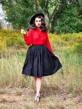 Load image into Gallery viewer, Helen Retro Blouse in Red