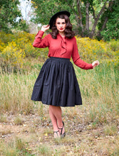 Load image into Gallery viewer, Helen Retro Blouse in Cognac