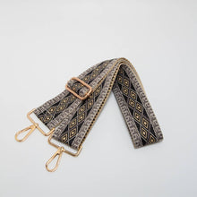 Load image into Gallery viewer, Geometric Diamond Woven Adjustable Canvas Strap
