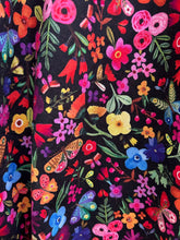 Load image into Gallery viewer, Butterfly Floral Midi Dress