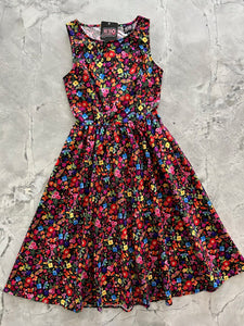 Butterfly Floral Midi Dress