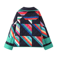 Load image into Gallery viewer, Chic Oversized Retro Quilted Jacket