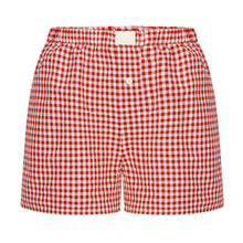 Load image into Gallery viewer, Everywhere Gingham Elastic waist Pull-On Boxer Shorts