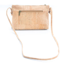 Load image into Gallery viewer, Natural Cork and Printed Design Women&#39;s Crossbody Bag BAG-22