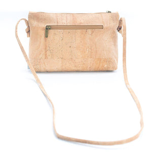 Natural Cork and Printed Design Women's Crossbody Bag BAG-22