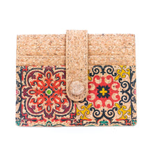 Load image into Gallery viewer, Cork Card Wallets in Diverse Patterns BAG-2309