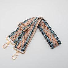 Load image into Gallery viewer, Geometric Diamond Woven Adjustable Canvas Strap