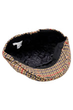 Load image into Gallery viewer, Gun Club Check Wool Viscose Blend Flat Ivy Cap