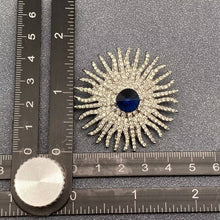 Load image into Gallery viewer, Silver-tone Full Rhinestone Brooch