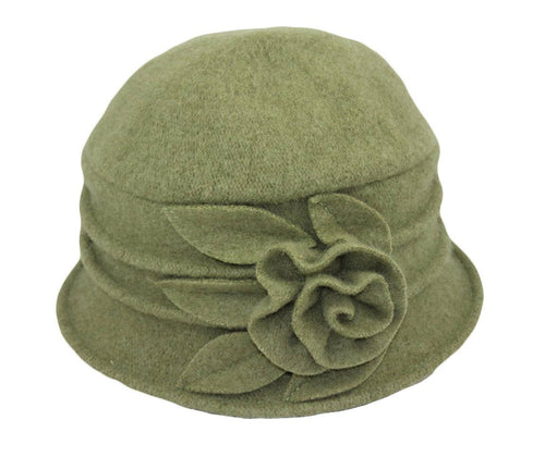 Cloche Boiled Wool 7554 Hat Winter