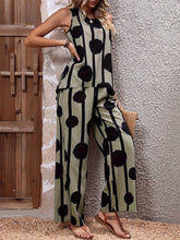 Load image into Gallery viewer, Summer Striped Polka Dot Sleeveless Top and Trouser - Sold Separately
