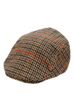 Load image into Gallery viewer, Gun Club Check Wool Viscose Blend Flat Ivy Cap