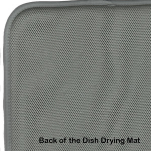Abstract Dragonfly Dish Drying Mat – Absorbent, Artistic Kitchen Essentials 8967DDM