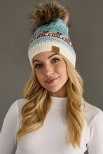 Load image into Gallery viewer, Lt. Blue Fox Pattern Hat