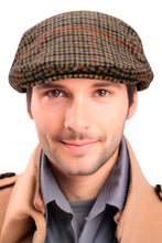 Load image into Gallery viewer, Gun Club Check Wool Viscose Blend Flat Ivy Cap