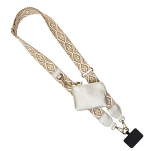 Load image into Gallery viewer, Clip &amp; Go Strap w/RFID Pouch Diamond Pattern