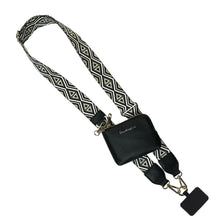 Load image into Gallery viewer, Clip &amp; Go Strap w/RFID Pouch Diamond Pattern
