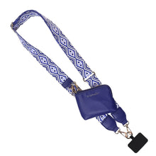 Load image into Gallery viewer, Clip &amp; Go Strap w/RFID Pouch Diamond Pattern