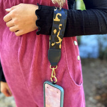 Load image into Gallery viewer, Clip &amp; Go Strap with Pouch - Leopard Collection