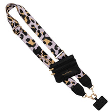 Load image into Gallery viewer, Clip &amp; Go Strap with Pouch - Leopard Collection
