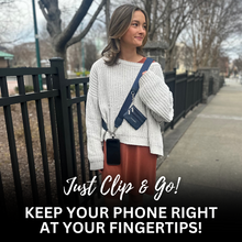 Load image into Gallery viewer, Clip &amp; Go Strap with Pouch - Neutral Collection
