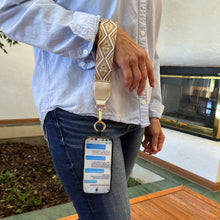 Load image into Gallery viewer, Clip &amp; Go Strap w/RFID Pouch Diamond Pattern