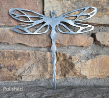Load image into Gallery viewer, Dragonfly Metal Art Sculpture