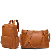 Load image into Gallery viewer, Leisure Luxe Backpack &amp; Weekender Set