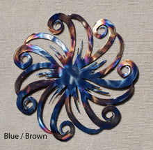 Load image into Gallery viewer, Flower Spiral Metal Art