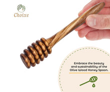 Load image into Gallery viewer, Olive Wood Honey Spoon